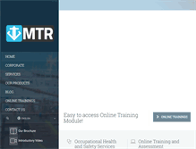 Tablet Screenshot of maritimetrainer.com